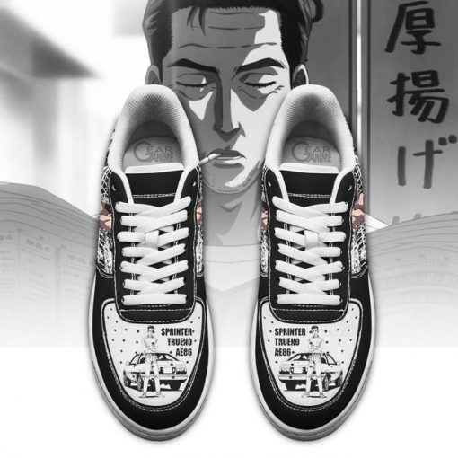 Bunta Fujiwara Air Force Shoes Initial D Anime Sneakers PT11 - 2 - GearAnime