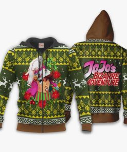 Joseph Joestar Ugly Christmas Sweater JoJo's Bizarre Adventure Anime VA11 - 2 - GearAnime