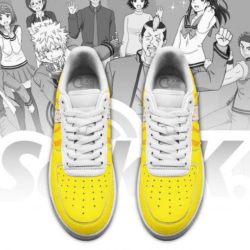 Riki Nendo Air Force Shoes Saiki K Custom Anime Sneakers PT11 - 2 - GearAnime