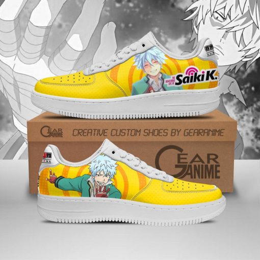 Shun Kaido Air Force Shoes Saiki K Custom Anime Sneakers PT11 - 1 - GearAnime