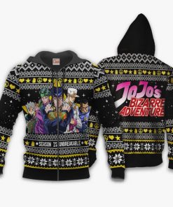 JoJo's Bizarre Adventure Ugly Christmas Sweater Xmas Gift VA11 - 2 - GearAnime