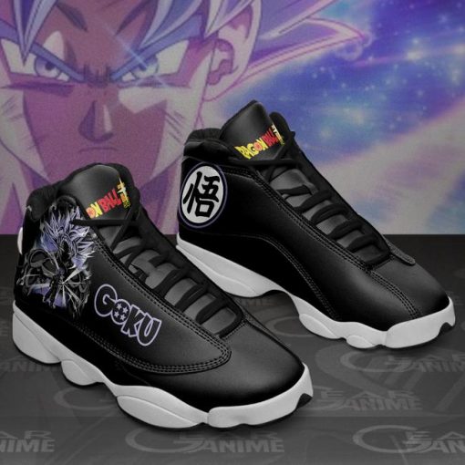Goku Ultra Instinct Jordan 13 Sneakers Dragon Ball Anime Shoes MN11 - 4 - GearAnime