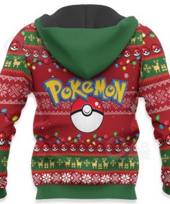 Pokemons Ugly Christmas Sweater Anime Xmas Gift VA11 - 4 - GearAnime