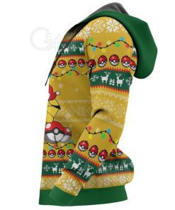 Pikachu Eevee Ugly Christmas Sweater Pokemon Anime Xmas Gift VA11 - 5 - GearAnime