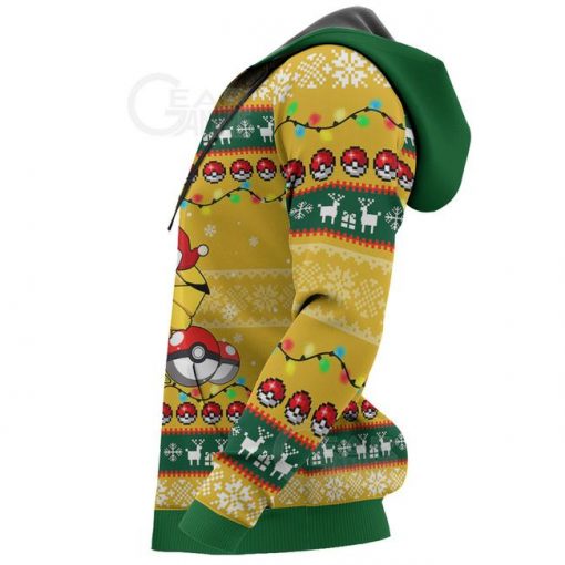 Pikachu Eevee Ugly Christmas Sweater Pokemon Anime Xmas Gift VA11 - 5 - GearAnime