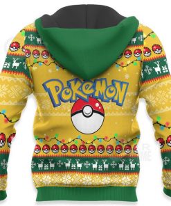 Pikachu Eevee Ugly Christmas Sweater Pokemon Anime Xmas Gift VA11 - 4 - GearAnime