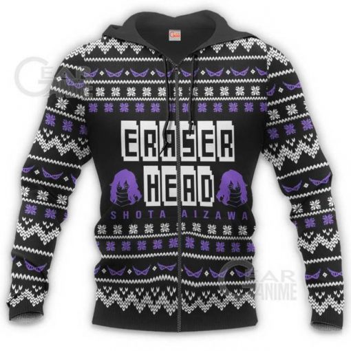 Aizawa Ugly Christmas Sweater Eraser Head My Hero Academia Shirt - 5 - GearAnime