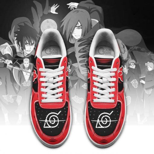 Akatsuki Air Force Shoes Custom Naruto Anime Shoes PT10 - 2 - GearAnime