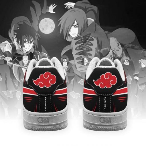 Akatsuki Air Force Shoes Custom Naruto Anime Shoes PT10 - 4 - GearAnime