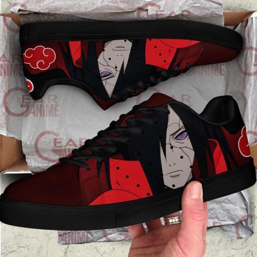 Akatsuki Madara Skate Shoes Naruto Anime Custom Shoes PN09 - 2 - GearAnime