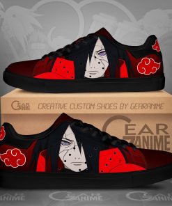 Akatsuki Madara Skate Shoes Naruto Anime Custom Shoes PN09 - 1 - GearAnime