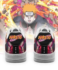 Akatsuki Pain Air Force Sneakers Custom Naruto Anime Shoes Leather - 3 - GearAnime