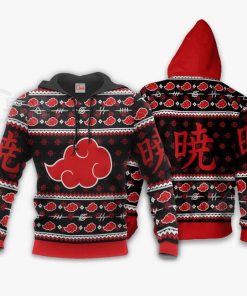 Akatsuki Ugly Christmas Sweater Naruto Anime Custom Xmas Gift VA10 - 3 - GearAnime