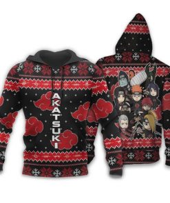 Akatsuki Ugly Christmas Sweater Naruto Anime Xmas Gift Custom Clothes - 3 - GearAnime