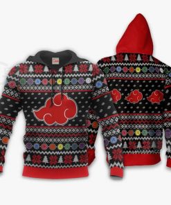 Akatsuki Ugly Christmas Sweater Naruto Anime Xmas Gift Idea VA10 - 3 - GearAnime