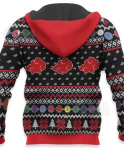 Akatsuki Ugly Christmas Sweater Naruto Anime Xmas Gift Idea VA10 - 4 - GearAnime