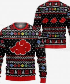 Akatsuki Ugly Christmas Sweater Naruto Anime Xmas Gift Idea VA10 - 1 - GearAnime