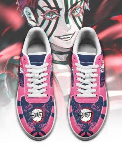 Akaza Air Force Sneakers Custom Demon Slayer Anime Shoes Fan PT05 - 2 - GearAnime