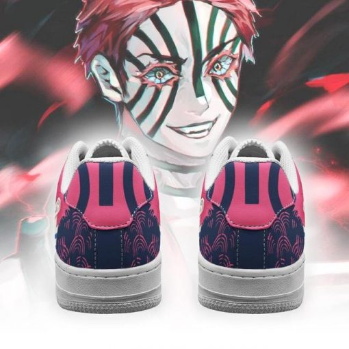 Akaza Air Force Sneakers Custom Demon Slayer Anime Shoes Fan PT05 - 3 - GearAnime