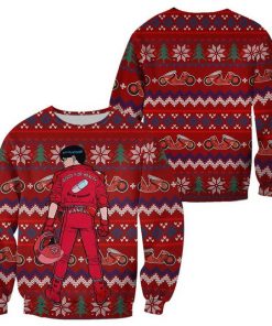 Akira Kaneda Ugly Christmas Sweater Akira Anime Xmas Shirt - 2 - GearAnime