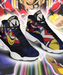 All Might Hero Jordan 13 Shoes My Hero Academia Anime Sneakers - 2 - GearAnime