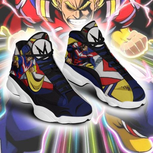 All Might Hero Jordan 13 Shoes My Hero Academia Anime Sneakers - 2 - GearAnime