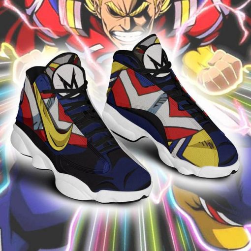 All Might Jordan 13 Shoes My Hero Academia Anime Sneakers - 2 - GearAnime