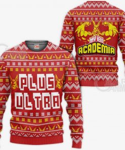All Might Plus Ultra Ugly Christmas Sweater My Hero Academia Anime Xmas Gift - 1 - GearAnime