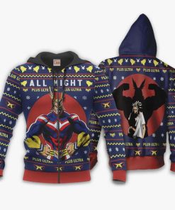All Might Ugly Christmas Sweater My Hero Academia Anime Xmas Shirt - 2 - GearAnime