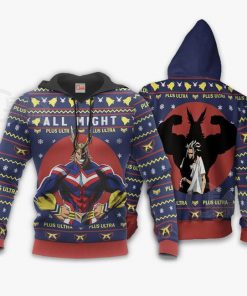 All Might Ugly Christmas Sweater My Hero Academia Anime Xmas Shirt - 3 - GearAnime