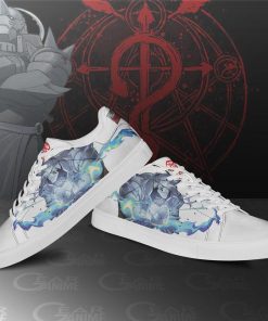 Alphonse Elric Skate Shoes Fullmetal Alchemist Custom Anime Shoes PN10 - 3 - GearAnime