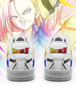 Android 18 Air Force Sneakers Custom Dragon Ball Z Anime Shoes PT04 - 3 - GearAnime