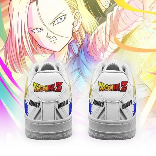 Android 18 Air Force Sneakers Custom Dragon Ball Z Anime Shoes PT04 - 3 - GearAnime