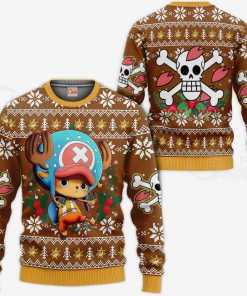 Tony Tony Chopper Ugly Christmas Sweater One Piece Anime Xmas Gift VA10 - 1 - GearAnime