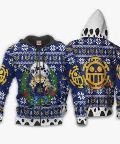 Trafalgar Law Ugly Christmas Sweater One Piece Anime Xmas Gift VA10 - 2 - GearAnime