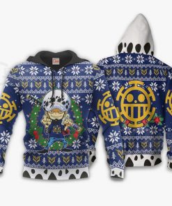 Trafalgar Law Ugly Christmas Sweater One Piece Anime Xmas Gift VA10 - 3 - GearAnime