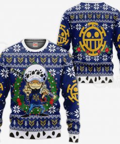 Trafalgar Law Ugly Christmas Sweater One Piece Anime Xmas Gift VA10 - 1 - GearAnime