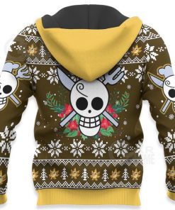 Sanji Ugly Christmas Sweater One Piece Anime Xmas Gift VA10 - 4 - GearAnime