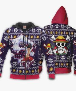 Luffy Gear 4 Ugly Christmas Sweater One Piece Anime Xmas Gift VA10 - 2 - GearAnime