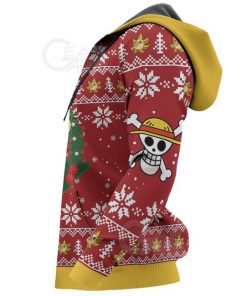 Luffy Ugly Christmas Sweater Funny Face One Piece Anime Xmas Gift VA10 - 5 - GearAnime