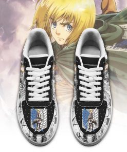AOT Armin Air Force Sneakers Attack On Titan Anime Shoes Mixed Manga - 2 - GearAnime