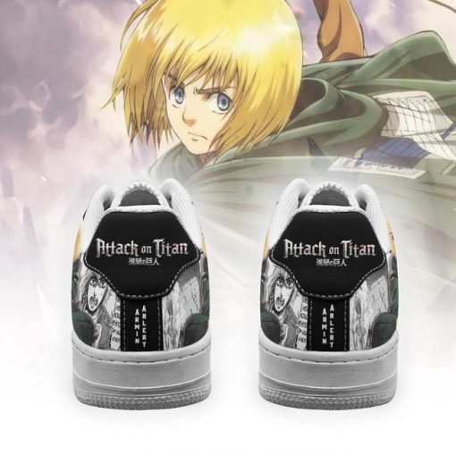 AOT Armin Air Force Sneakers Attack On Titan Anime Shoes Mixed Manga - 3 - GearAnime