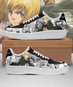 AOT Armin Air Force Sneakers Attack On Titan Anime Shoes Mixed Manga - 1 - GearAnime