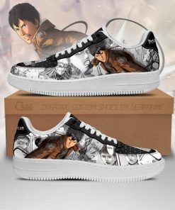 AOT Bertholdt Air Force Sneakers Attack On Titan Anime Shoes Mixed Manga - 1 - GearAnime