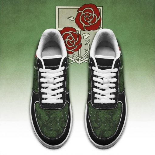 AOT Garrison Slogan Air Force Sneakers Attack On Titan Anime Shoes - 2 - GearAnime
