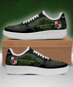 AOT Garrison Slogan Air Force Sneakers Attack On Titan Anime Shoes - 1 - GearAnime