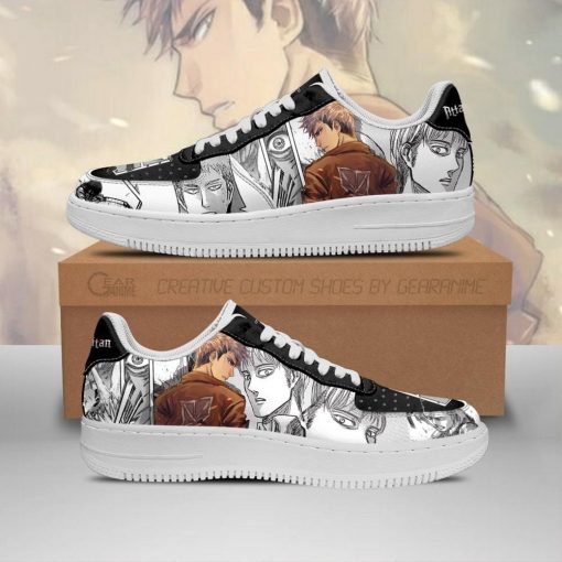 AOT Jean Air Force Sneakers Attack On Titan Anime Shoes Mixed Manga - 1 - GearAnime