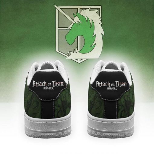 AOT Military Police Air Force Sneakers Attack On Titan Anime Shoes - 3 - GearAnime