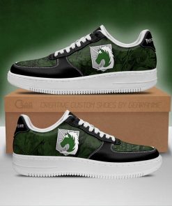 AOT Military Police Air Force Sneakers Attack On Titan Anime Shoes - 1 - GearAnime