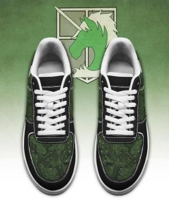 AOT Military Slogan Air Force Sneakers Attack On Titan Anime Shoes - 2 - GearAnime